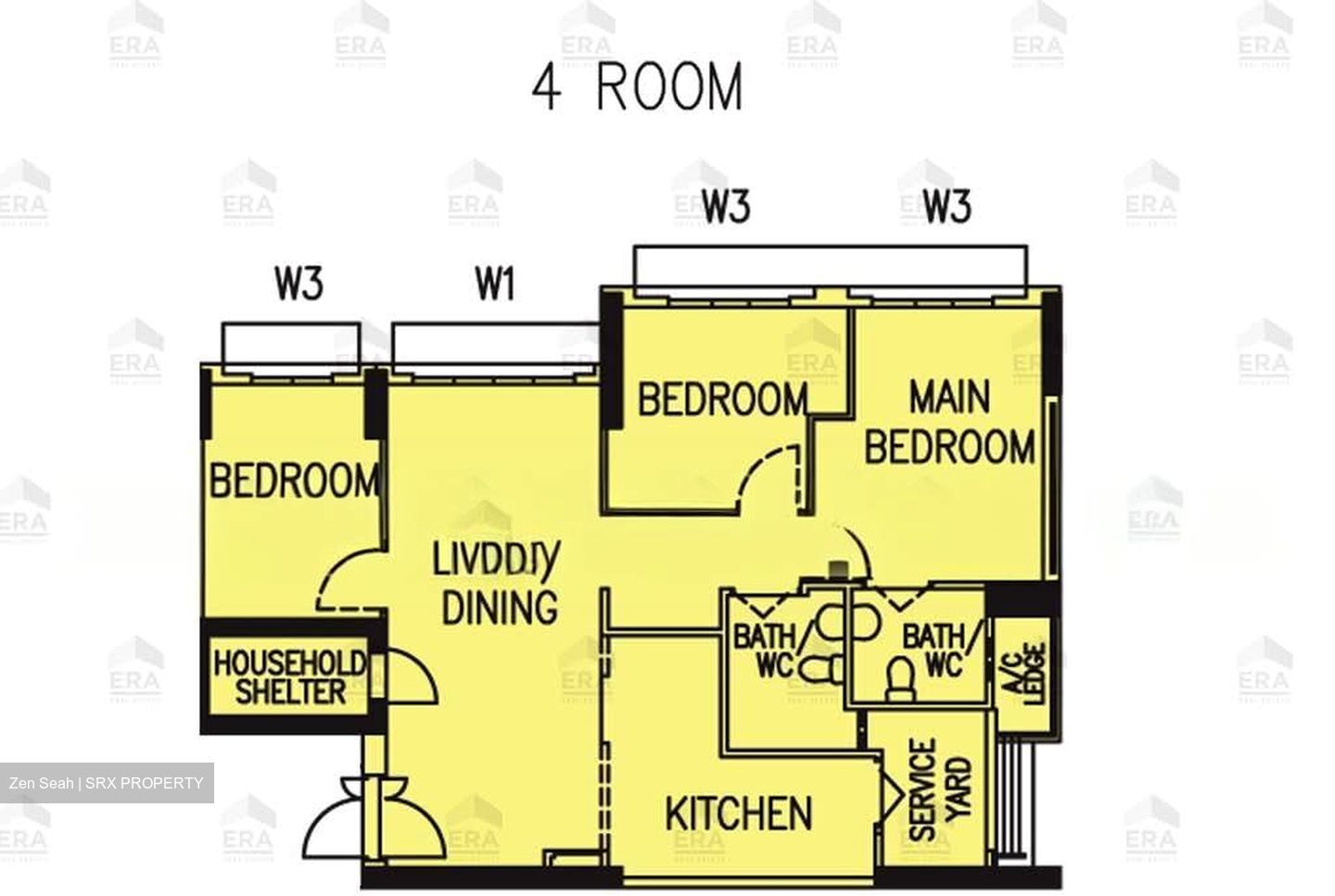 Blk 419C Waterfront II @ Northshore (Punggol), HDB 4 Rooms #562934921
